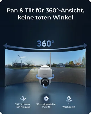 REOLINK 4K Buitencamera Solar PT 360 Nachtzicht Zonder Abonnement — miniatuur 3
