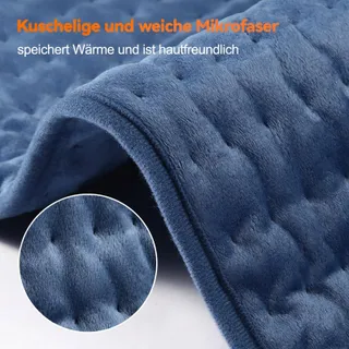 ONEAMG Elektrisch Verwarmingskussen Automatische Uitschakeling 30x60cm — miniatuur 2