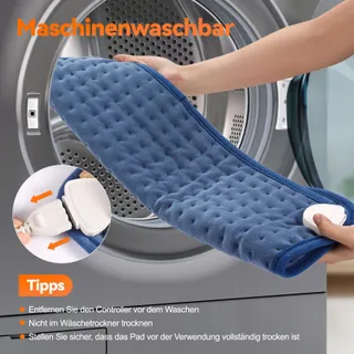 ONEAMG Elektrisch Verwarmingskussen Automatische Uitschakeling 30x60cm — miniatuur 5