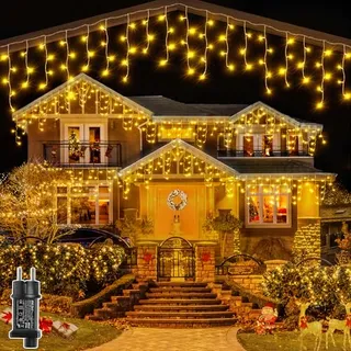 OLLNY Waterdichte Kerstverlichting 8 Modi 3,5M 352 LED — miniatuur 12