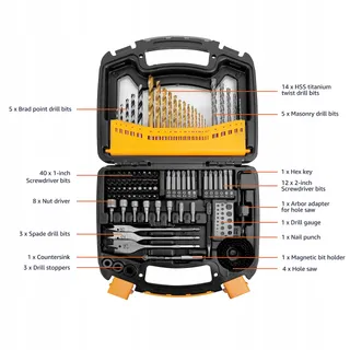 BASICS Boor- en Schroevendraaierset 100-delig 27x13x7cm — miniatuur 4