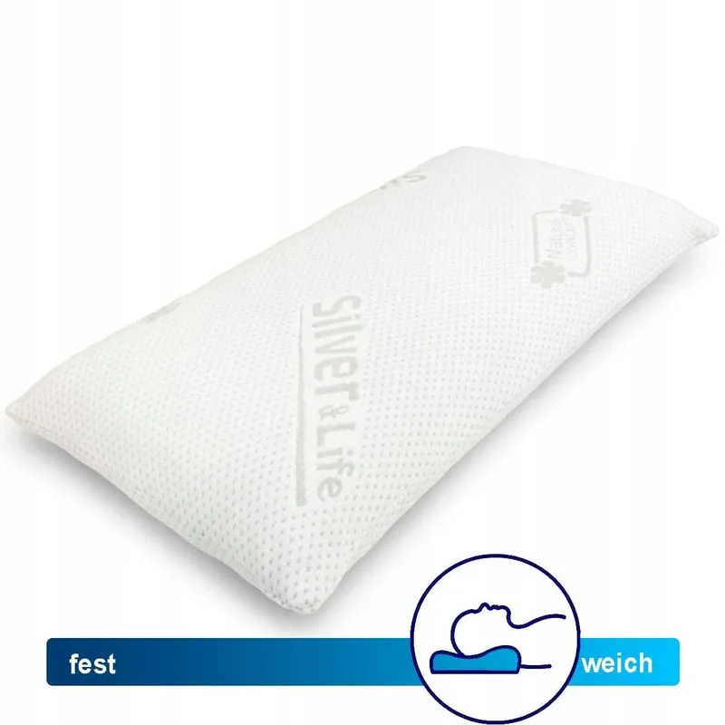 GORILLA GESUND Silver Neck Nekkussen Memory Foam 70x34cm — foto 2