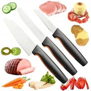 FISKARS Keukenmessenset 3-delig Japans Staal Kunststof — miniatuur 13