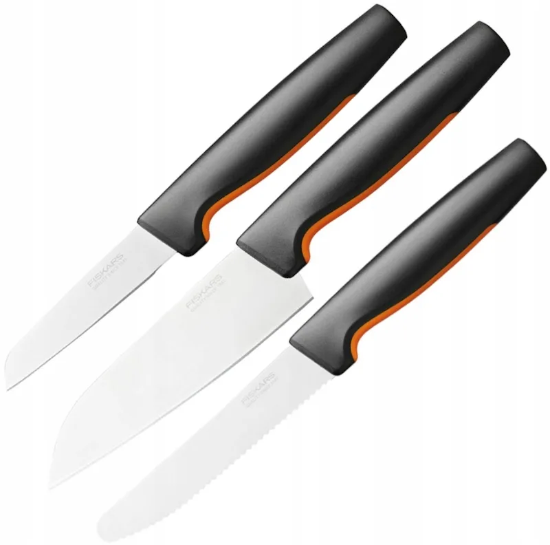 FISKARS Keukenmessenset 3-delig Japans Staal Kunststof — foto 8
