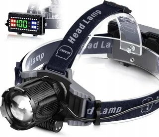 MIAOKE USB LED Hoofdlamp Waterdicht 100000 Lumen Super Helder — miniatuur 1