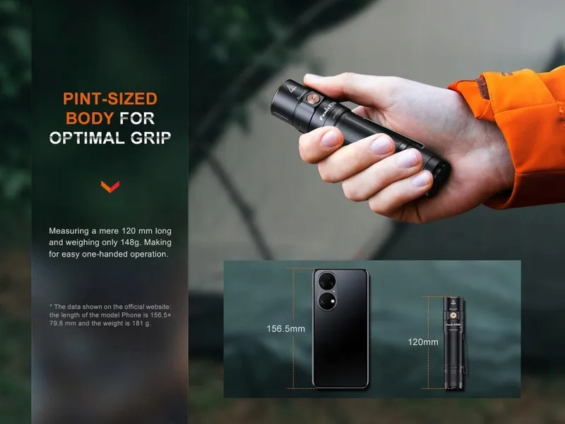 FENIX E35R Zaklamp 3100 Lumen Magnetische Staartkap — foto 6