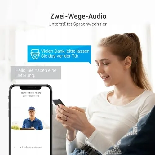 EZVIZ CP7 Video Deurbel 2K Persoonsherkenning Touchscreen — foto 5