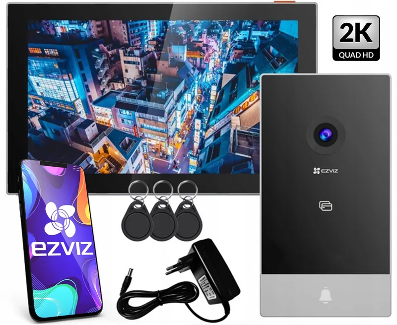 EZVIZ CP7 Video Deurbel 2K Persoonsherkenning Touchscreen — foto 10