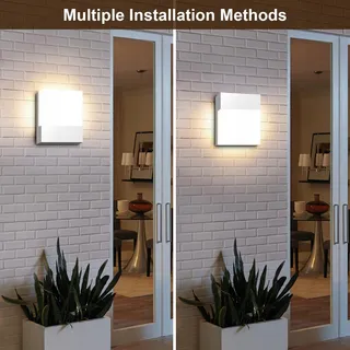 KINGWEN LED Buitenwandlamp 15W 3000K IP65 Wit 1500LM — miniatuur 4