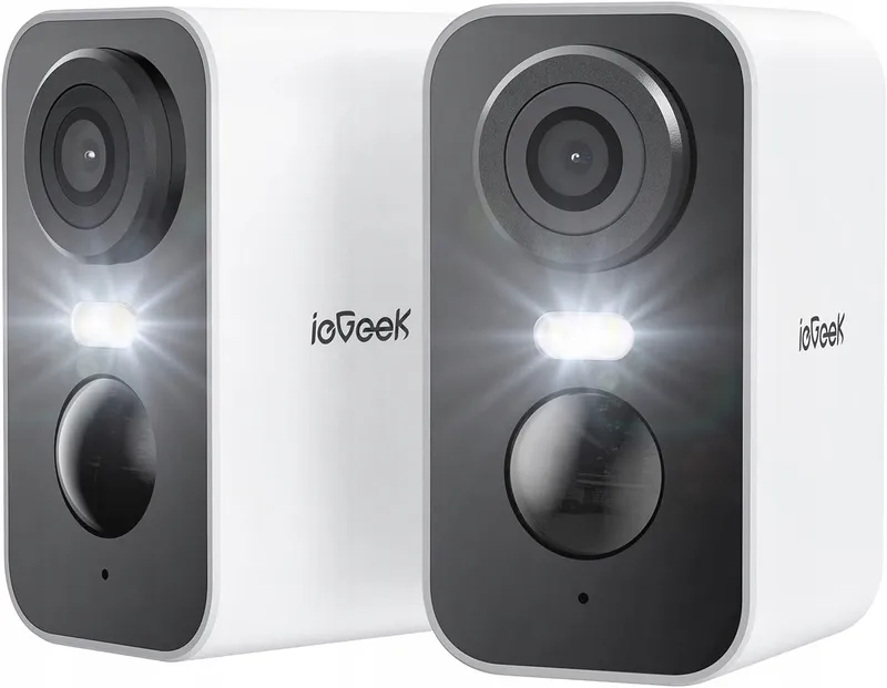 IEGEEK Buitencamera Solar Draadloos Met Accu 2K — foto 1