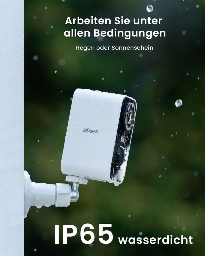 IEGEEK Buitencamera Solar Draadloos Met Accu 2K — foto 6