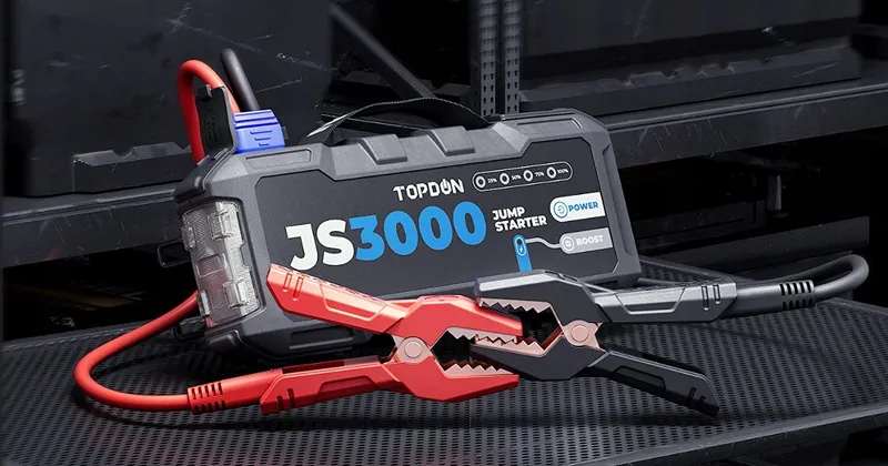 TOPDON JS3000 Starthulp Powerbank 3000A 24000mAh Benzine Diesel — foto 5