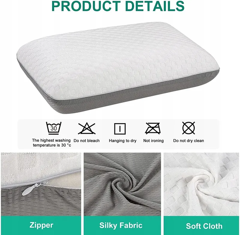 FITYOU Traagschuimkussen Ergonomisch Koelend 70x40x13cm — foto 4