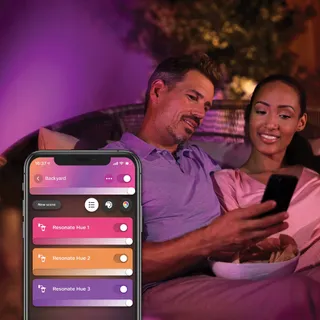PHILIPS Hue Resonate LED Buitenlamp 16 Miljoen Kleuren App — miniatuur 4