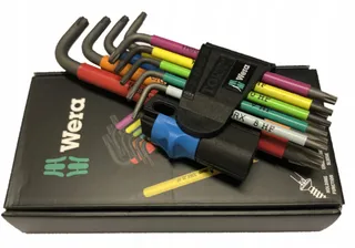 WERA 967/9 TX Multicolour Haakse Sleutelset Houderfunctie — miniatuur 10