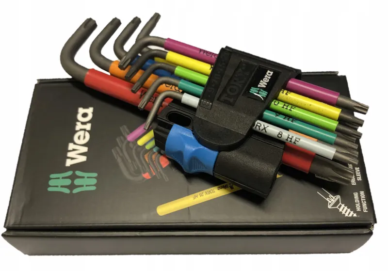 WERA 967/9 TX Multicolour Haakse Sleutelset Houderfunctie — foto 10