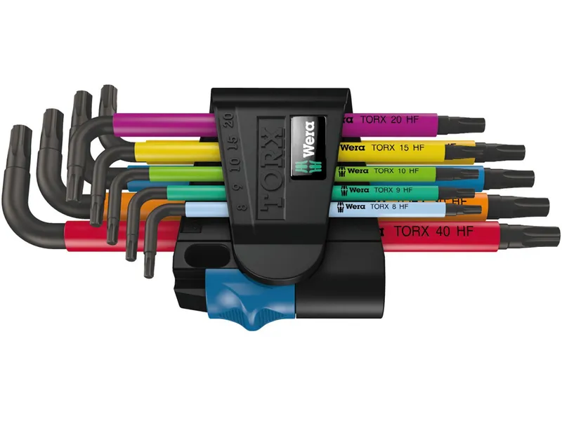 WERA 967/9 TX Multicolour Haakse Sleutelset Houderfunctie — foto 9