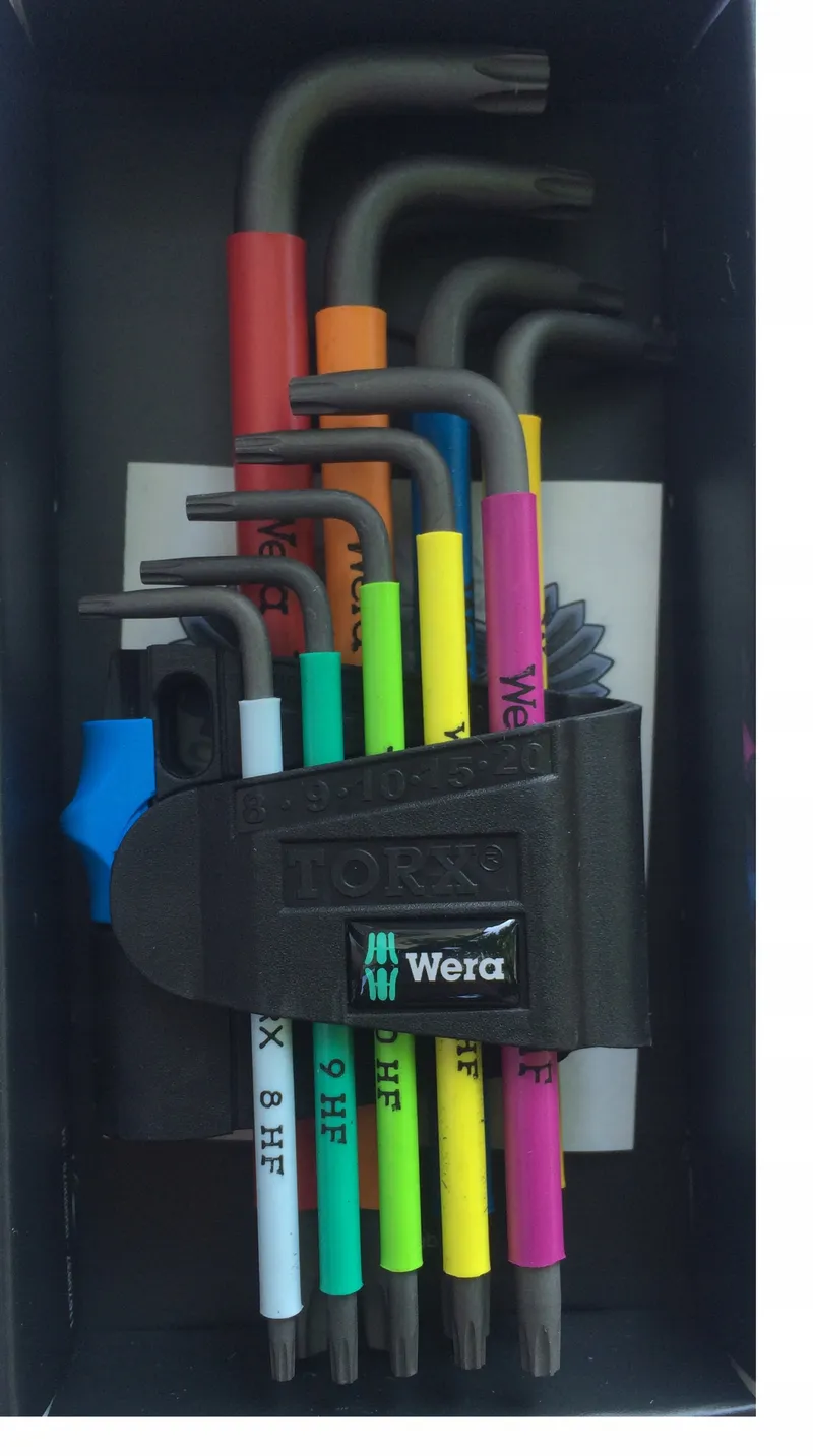 WERA 967/9 TX Multicolour Haakse Sleutelset Houderfunctie — foto 12