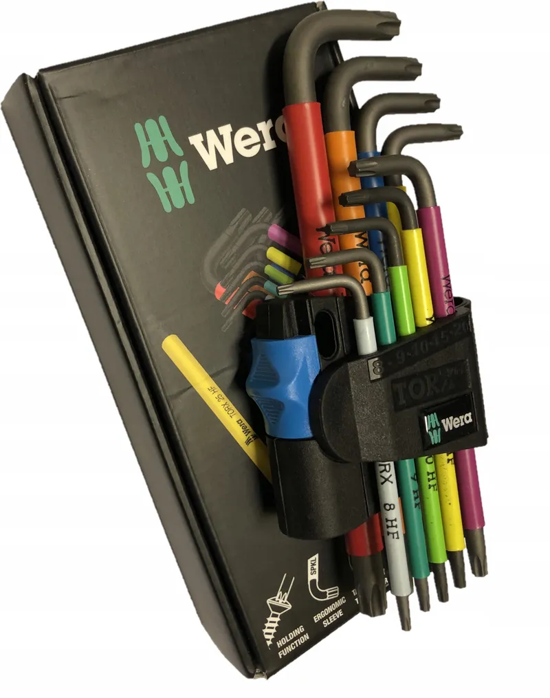 WERA 967/9 TX Multicolour Haakse Sleutelset Houderfunctie — foto 16