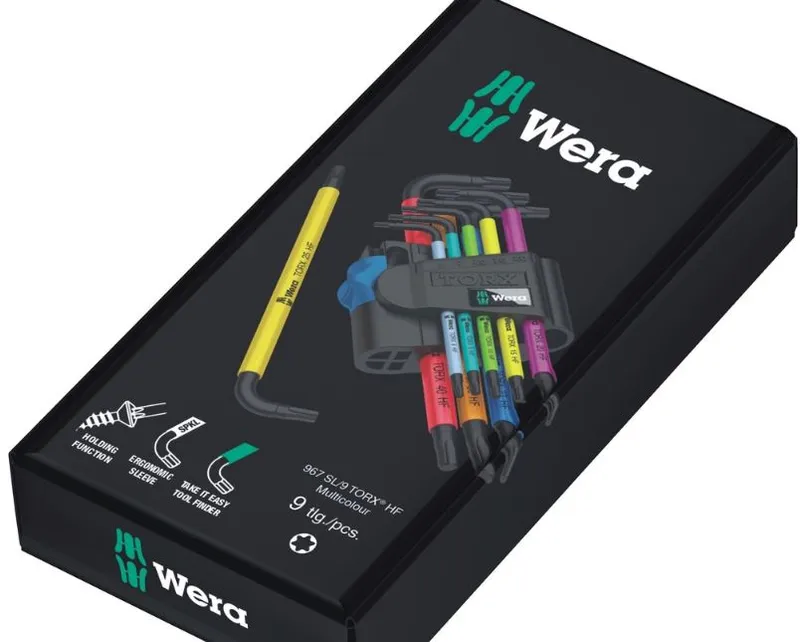 WERA 967/9 TX Multicolour Haakse Sleutelset Houderfunctie — foto 15