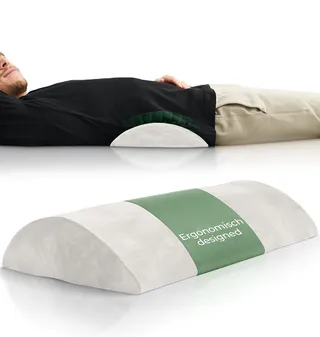 Ergonomisch Lendenkussen Orthopedisch Wit — miniatuur 1