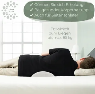 Ergonomisch Lendenkussen Orthopedisch Wit — miniatuur 3