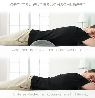 Ergonomisch Lendenkussen Orthopedisch Wit — miniatuur 7