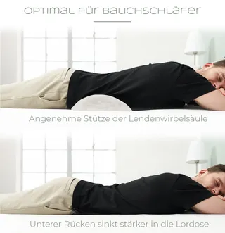 Ergonomisch Lendenkussen Orthopedisch Wit — miniatuur 4