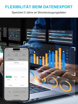 EIGHTREE Smart Stopcontact WiFi Met Energiemeting Balkonkrachtcentrale — miniatuur 7