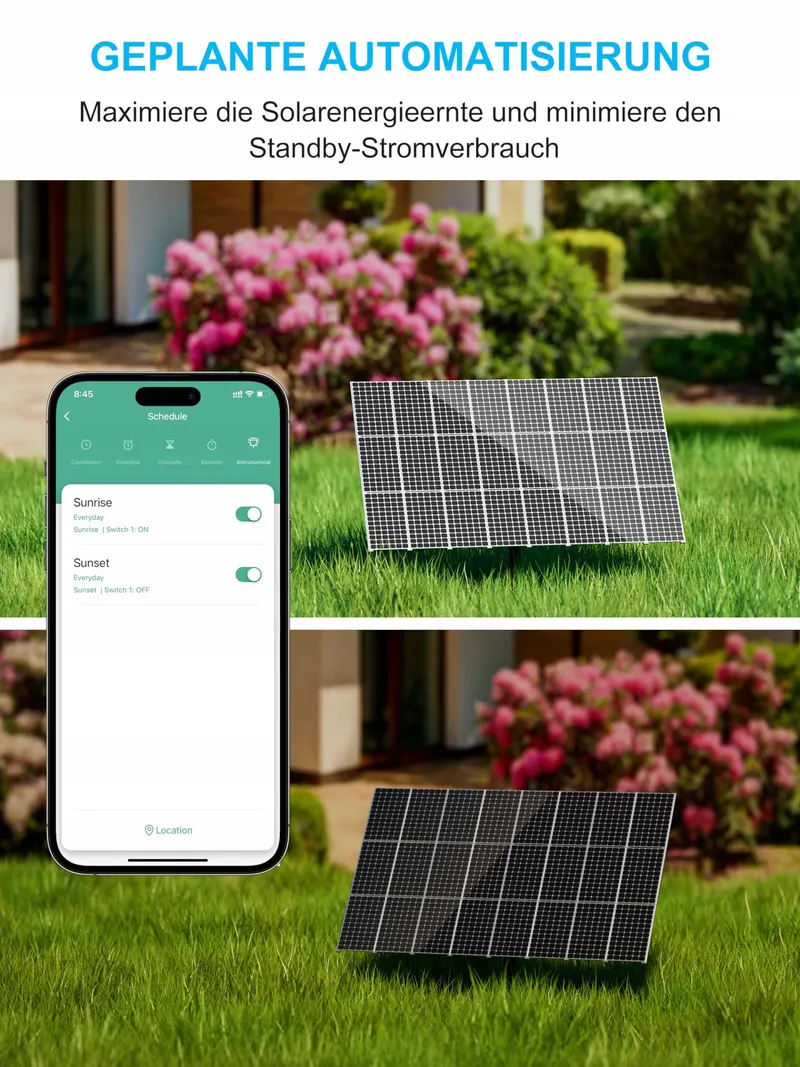 EIGHTREE Smart Stopcontact WiFi Met Energiemeting Balkonkrachtcentrale — foto 5