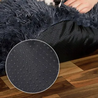 LIONTO Donutmand Voor Honden En Katten Rond 100cm Donkergrijs — miniatuur 5