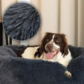 LIONTO Donutmand Voor Honden En Katten Rond 100cm Donkergrijs — miniatuur 4