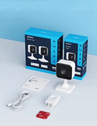 GNCC Binnencamera 1080P Nachtzicht Bewegingsalarm Geluid Alexa — miniatuur 10