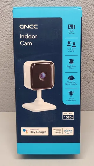 GNCC Binnencamera 1080P Nachtzicht Bewegingsalarm Geluid Alexa — miniatuur 14