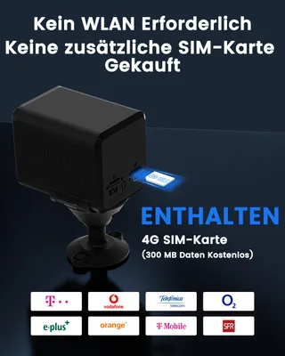 BEXTGOO Camera 4G LTE SIM Draadloos 5200mAh AI Bewegingsdetectie — miniatuur 2