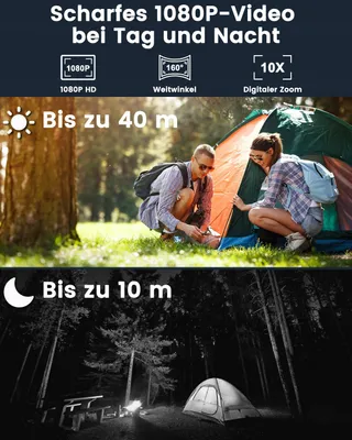 BEXTGOO Camera 4G LTE SIM Draadloos 5200mAh AI Bewegingsdetectie — miniatuur 6