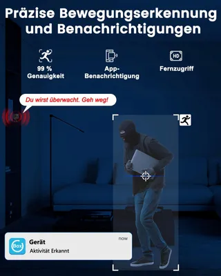 BEXTGOO Camera 4G LTE SIM Draadloos 5200mAh AI Bewegingsdetectie — miniatuur 7