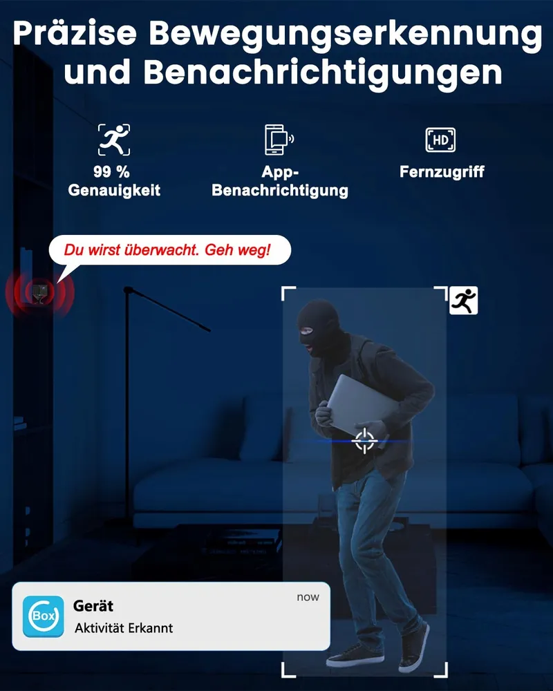 BEXTGOO Camera 4G LTE SIM Draadloos 5200mAh AI Bewegingsdetectie β foto 7