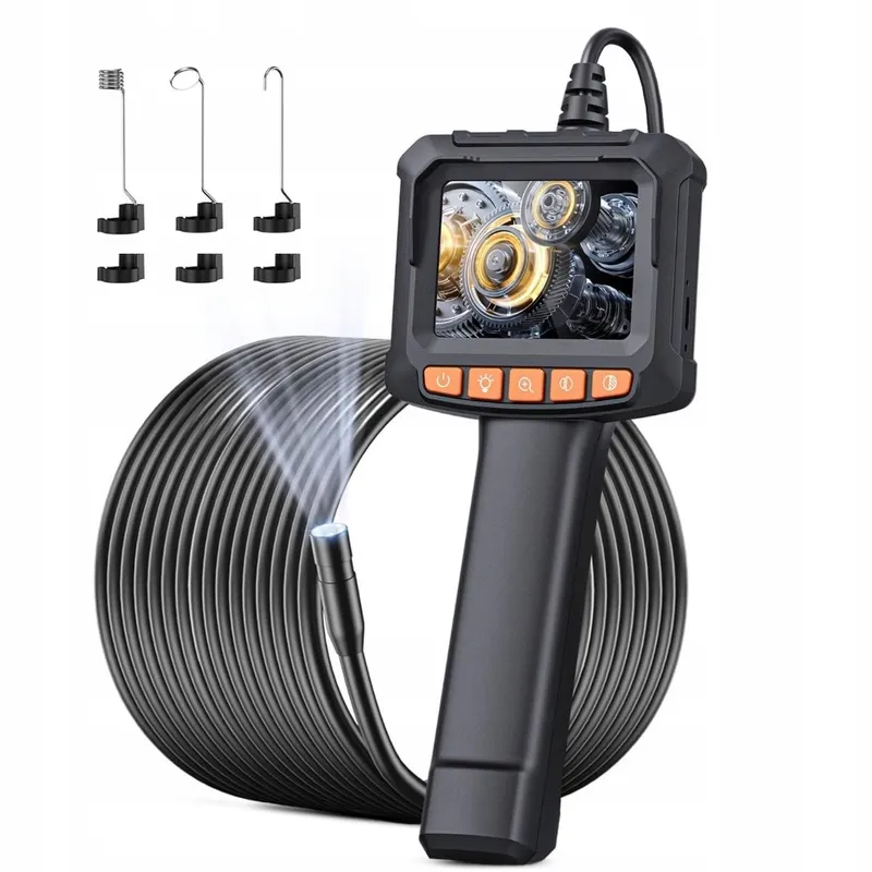 QIMIC Inspectiecamera 1080P HD 10m 8 LED IP67 2,4" Scherm 2000mAh β foto 1