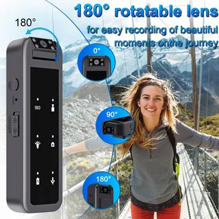 MRING 1080P 64GB Mini Camera Audio Video Nachtzicht — miniatuur 3