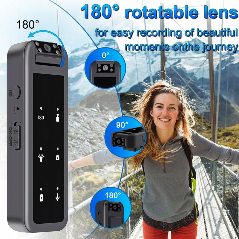 MRING 1080P 64GB Mini Camera Audio Video Nachtzicht — foto 3