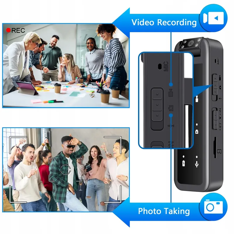 MRING 1080P 64GB Mini Camera Audio Video Nachtzicht — foto 4