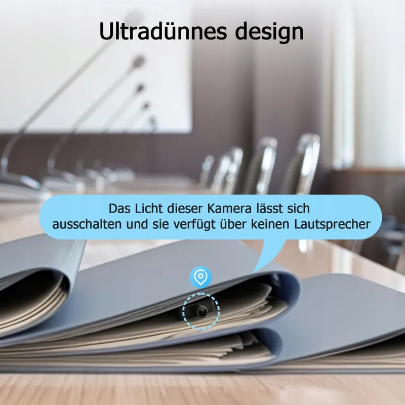 HD Mini Camera Binnen Beveiliging 10u Batterij Cloud WiFi — foto 3