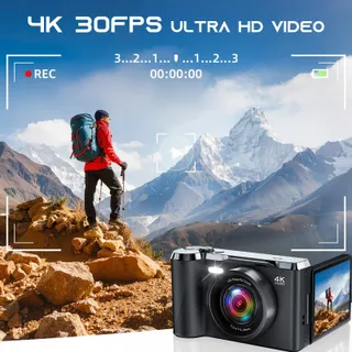 JDZ Digitale Camera 4K 16X Zoom 1080P 32GB TF-kaart Voor Kinderen — miniatuur 3
