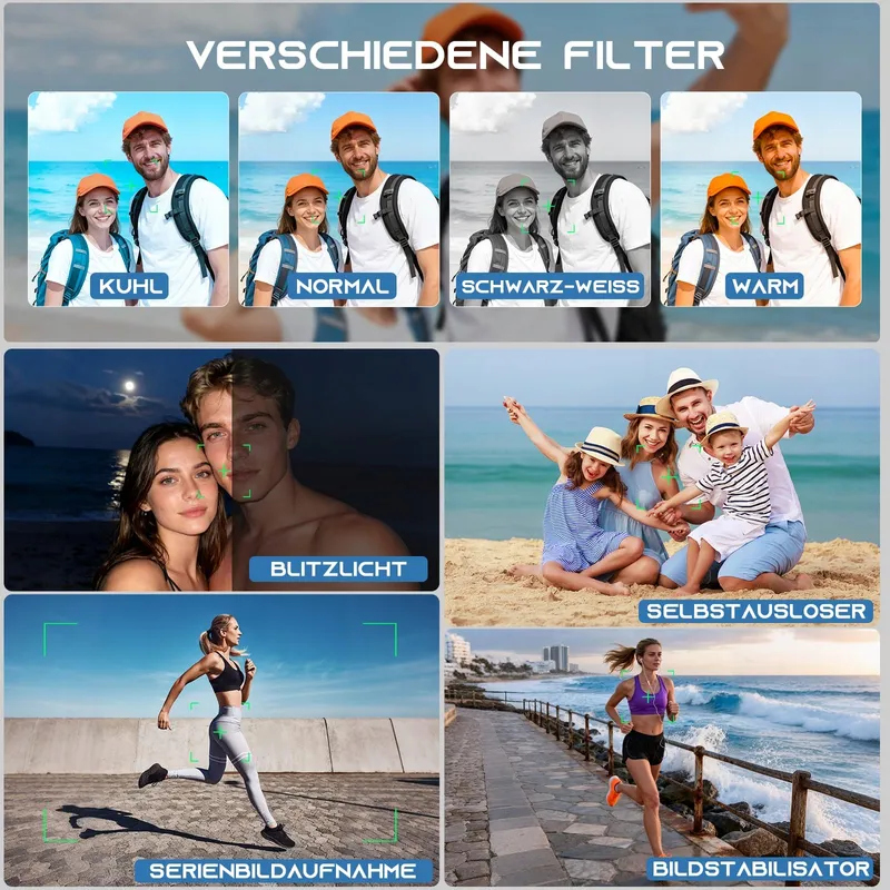 JDZ Digitale Camera 4K 16X Zoom 1080P 32GB TF-kaart Voor Kinderen — foto 4