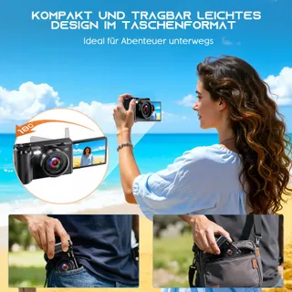 JDZ Digitale Camera 4K 16X Zoom 1080P 32GB TF-kaart Voor Kinderen — miniatuur 8