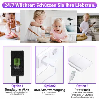 HIKAM Mini Camera WLAN 2K HD Draadloos 800mAh — miniatuur 5