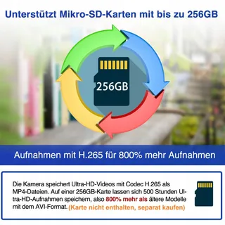 HIKAM Mini Camera WLAN 2K HD Draadloos 800mAh — miniatuur 3