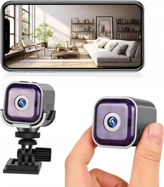 WIWACAM Mini Camera 4K Ultra HD WiFi Nachtzicht Bewegingsmelder — miniatuur 7
