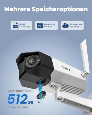 REOLINK Camera Buiten 4K Dual-Lens 180° WiFi 6 Nachtzicht Audio — miniatuur 7